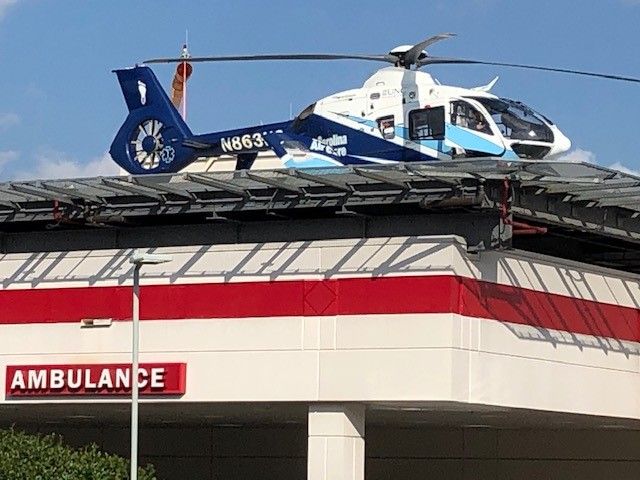 N863NC — - UNC's Carolina Air Care on the heli-pad at UNC Rex Hospital in Raleigh