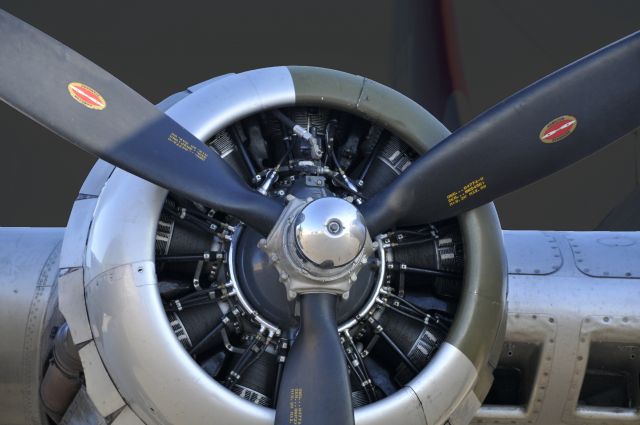 N2102516 — - Engines: Four Wright R-1820-97 Cyclone radials with General Electric B-22 turbosuperchargers, each rated at 1200 hp for takeoff and 1000 hp at 25,000 feet, with a war emergency power of 1380 hp at 26,700 feet. Performance: Maximum speed 263 mph at 25,000 feet, 300 mph at 30,000 feet (war emergency). Cruising speed 150 mph at 25,000 feet. Landing speed 90 mph Initial climb rate 900 feet per minute. An altitude of 20,000 feet could be attained in 37 minutes. Service ceiling 35,000 feet. Range 1850 miles with 4000 pounds of bombs at 25,000 feet with 2810 gallons of fuel