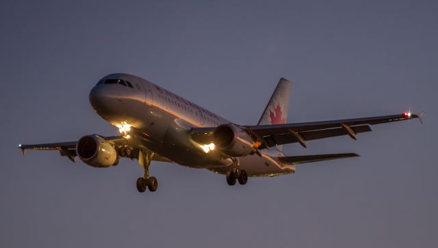 Airbus A319 (C-GBHM) - Trying my hand at some low light shots…Hard!!