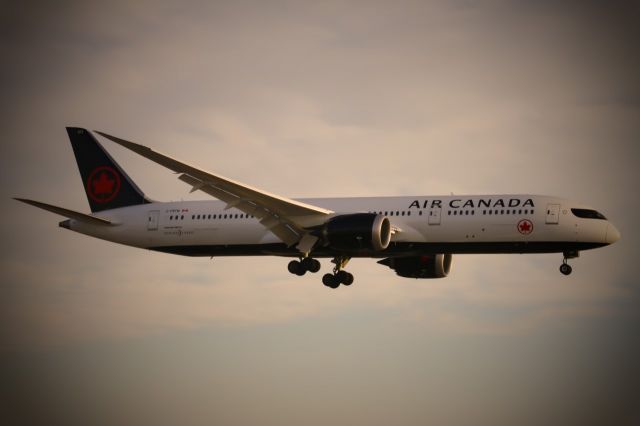 Boeing 787-8 (C-FRTW) - New livery coming in for landing.