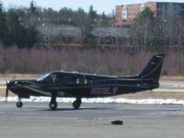 Piper Saratoga (N69LV) - Probably one of the coolest-looking planes based at KFIT.