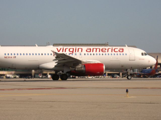 Airbus A320 (N631VA) - HOLDING ON RWY 19R