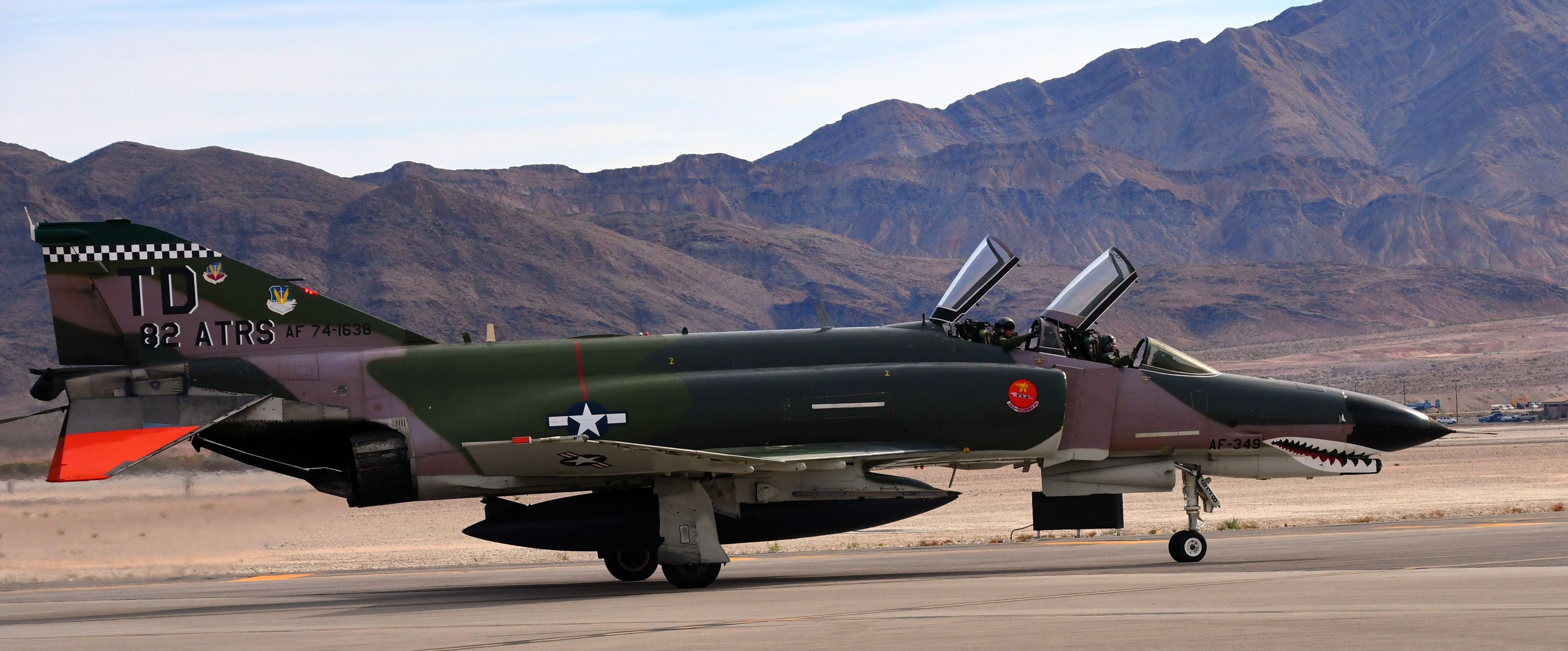 74-1638 — - F-4E Phantom II at Nellis AFB, Las Vegas, NV - November 12, 2016