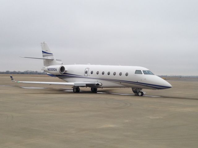 IAI Gulfstream G200 (N200GA) - Departing Aurora Flight Sciences Corp