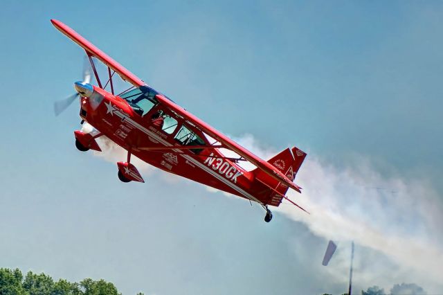 CHAMPION Decathlon (N30GK) - Greg Koontz makes a pass in his Super Decathlon during a demonstration at a Robins AFB Open House airshow.