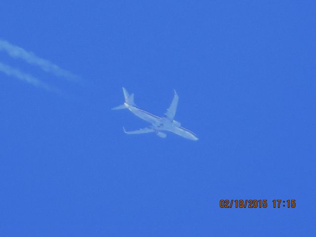 Boeing 737-800 (N925AN) - American Airlines flight 1280 from PHX to EWR over Southeastern Kansas at 35,000 feet.