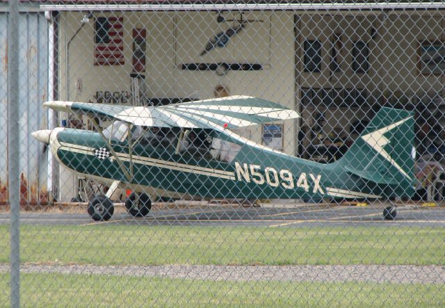 N5094X — - Citabria at Queen City.   Yeah, yeah, 1 star type pic, but we were leaving the airport and saw this interesting plane leaving the hangar.   Jumped out of the car and snapped a picture.  It will have to do until we get a better one...