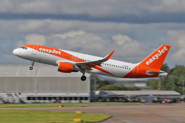 Airbus A320 (G-EZWP) - EZY1863 on the way to Venice