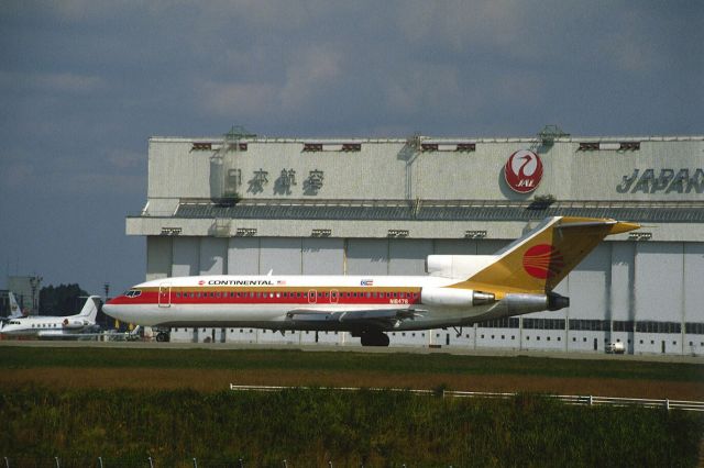 Boeing 727-100 (N18478) - Departure at Narita Intl Airport Rwy34 on 1986/10/19