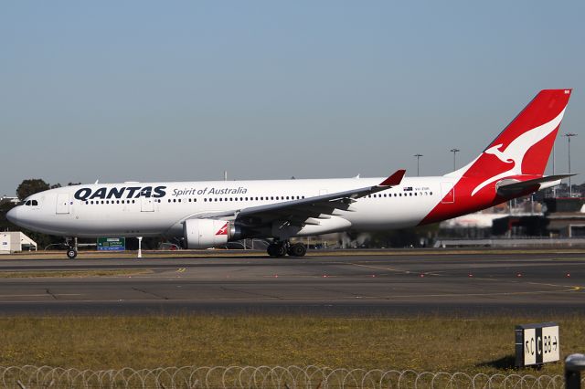 Airbus A330-200 (VH-EBR) - on 13 August 2019