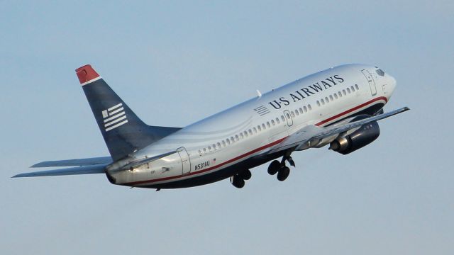 BOEING 737-300 (N531AU) - Wheels up 1600 hours US Airways 737-3B7