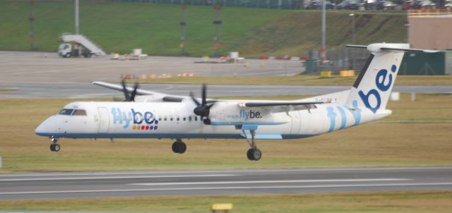 de Havilland Dash 8-100 (G-FLBB) - Taken from Freeport Carpark