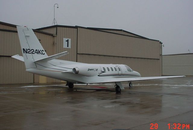 Cessna Citation II (N224KC) - Parked on ramp on 12/29/10