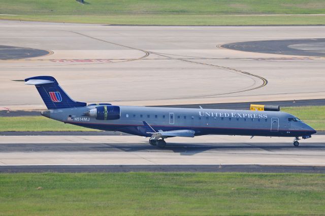 Canadair Regional Jet CRJ-700 (N514MJ) - Seen at KATL on 9/11/2010.