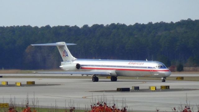 McDonnell Douglas MD-82 (N980TW) - American 1052 departing to DFW at 11:47 P.M.   Taken November 29, 2015.  