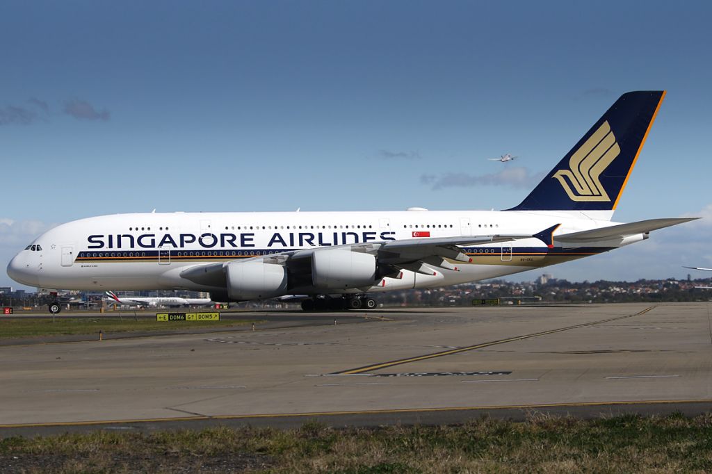 Airbus A380-800 (9V-SKW) - on 9 August 2019