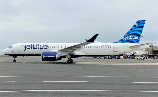 Airbus A220-300 (N3125J) - Blueteous Maximus 04/16/2023br /Brand New 