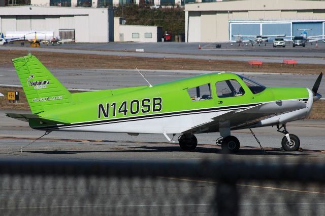 Piper Cherokee (N140SB) - Photo taken on 11/18/2020.