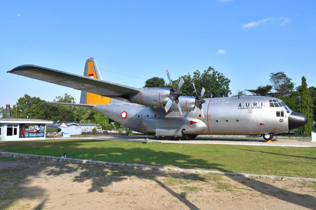 Lockheed C-130 Hercules (T1301) - Shiny restored Hercules on display at Museum Pusat TNI-AU Dirgantara Mandala.  This Hercules was purchased in 1960 and flew with Skadron Udara 31 from Halim Perdanakusuma AFB.  In 1981 it joined Skadron Udara 32 at Abdul Rachman Saleh AFB.  It flew its last flight in 1987 and was installed in the museum in 2018.