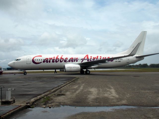 Boeing 737-800 (9Y-JME) - Rebranded into Caribbean Airlines colours