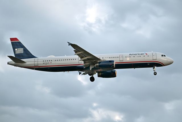 Airbus A321 (N578UW) - US Airways retro scheme