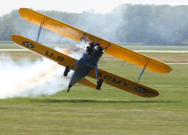 Boeing PT-17 Kaydet (N49739) - Who needs a lawn mower?