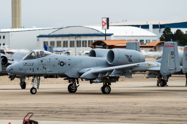 Fairchild-Republic Thunderbolt 2 (78-0611) - Banger22 taxiing for departure with Hog 21 & 22 in the background br /Full Quality photo: a rel=nofollow href=http://www.airliners.net/photo/USA---Air/Fairchild-A-10C-Thunderbolt/2561220/L/&sid=f003a3da4725ac313453363eda7ae215http://www.airliners.net/photo/USA---Air/Fairchild-A-10C-Thunderbolt/2561220/L/&sid=f003a3da4725ac313453363eda7ae215/a