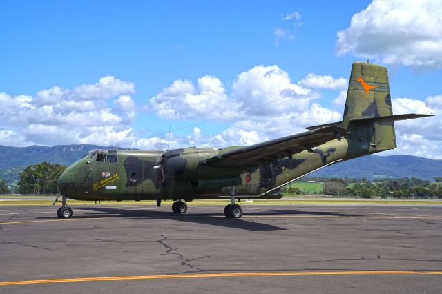 De Havilland Canada DHC-4 Caribou (VH-VBA) - The HARS DHC-4 Caribou, known as Wallaby Airlines during the Vietnam War, prepares to take off, 14 February 2021.