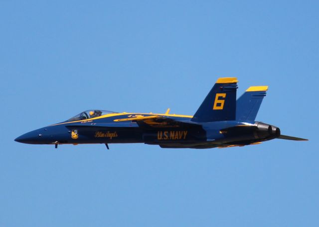 McDonnell Douglas FA-18 Hornet (16-3741) - At Barksdale Air Force Base. 