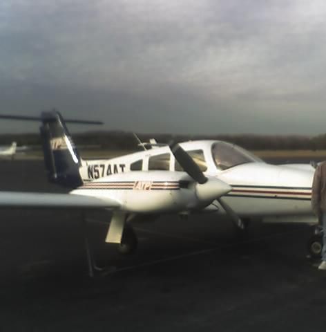 Piper PA-44 Seminole (N574AT) - On the ramp at Fulton County, Atlanta, GA.