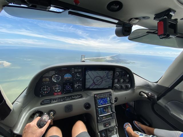 Cirrus SR-20 (N243CD) - On approach to Ocracoke Island for a daddy-daughter beach trip.