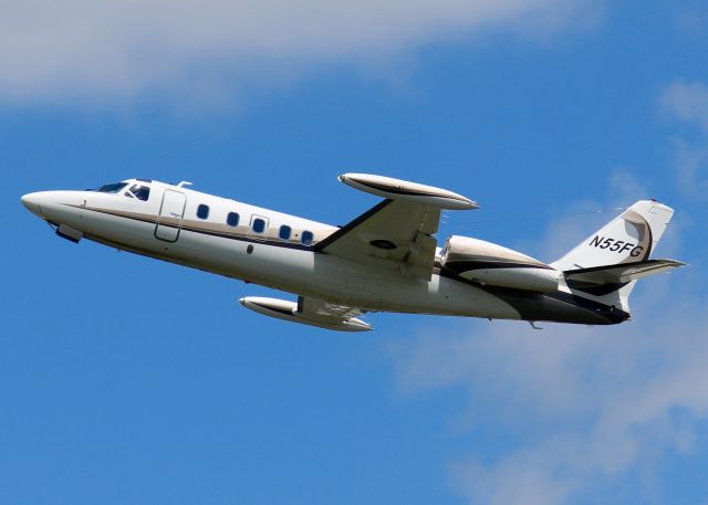 IAI 1124 Westwind (N55FG) - At Downtown Shreveport.