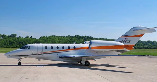 Cessna Citation X (N589CM) - Butler County Airport (Cincinnati, OH) 17 May 2024