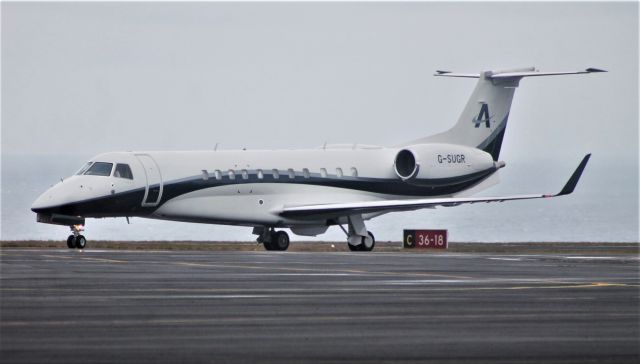 Embraer Legacy 600/650 (G-SUGR) - Santa Maria International Airport - LPAZ - Azores. May 26, 2021.