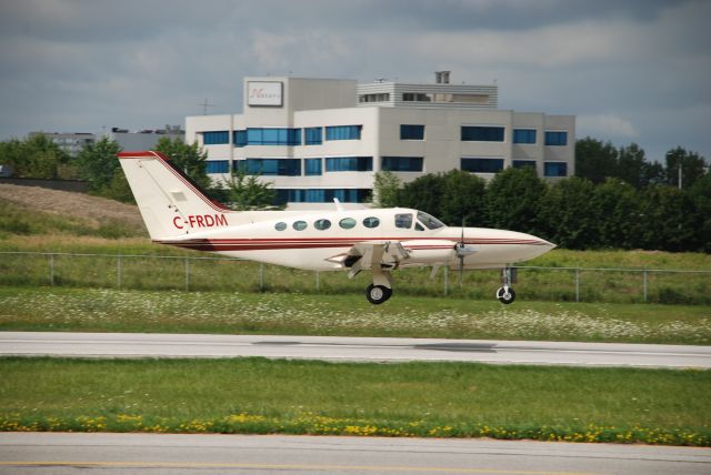 Cessna Chancellor (C-FRDM) - Very clean  Cessna 414A arriving home at Buttonville Airport near Toronto. August 2/08.