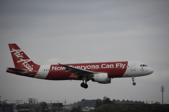 Airbus A320 (JA02AJ) - Final Approach to Narita Intl Airport Rwy16L on 2013/04/18