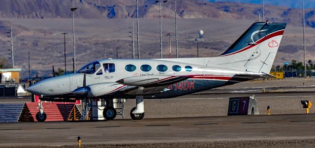 Cessna Chancellor (N414DK) - N414DK 1974 Cessna 414 Chancellor s/n 414-0486 "Love Cloud" - North Las Vegas Airport  KVGTbr /Photo: TDelCorobr /October 14, 2022