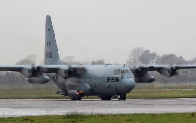 Lockheed C-130 Hercules (16-4995) - usn c-130t 164995 arriving in shannon 8/11/16.