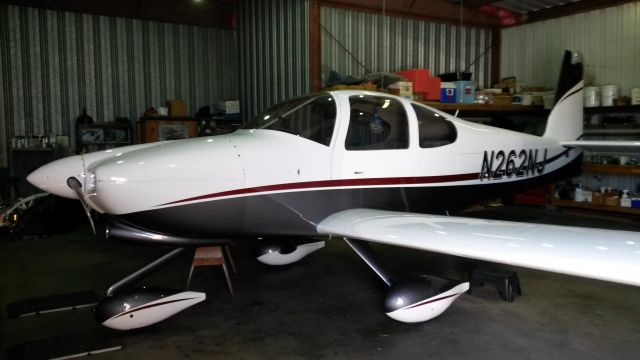 Vans RV-10 (N262NJ) - N262NJ in its hangar at KMYF