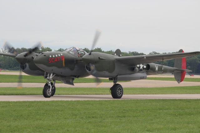 Lockheed P-38 Lightning (AMU79123) - Robin Old's P-38 Scat 3 / home base Fagen Fighters Museum Granite Falls, MN