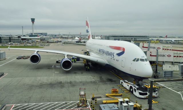 Airbus A380-800 (G-XLEK) - British Airways Airbus A380-841 G-XLEK in London Heathrow