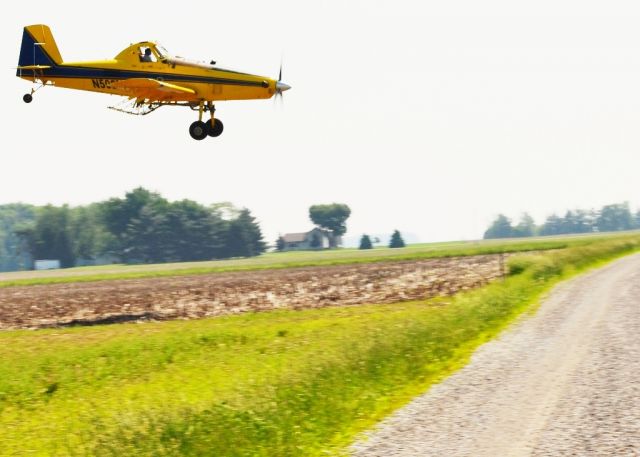 N502MV — - Cropdusting fun in rural Indiana