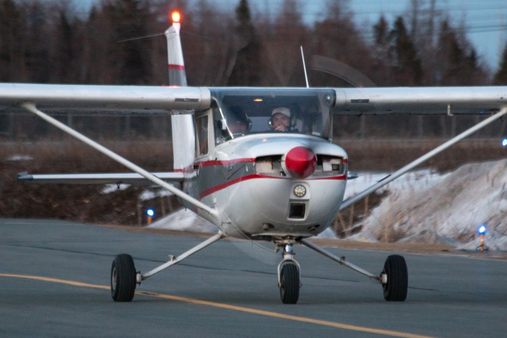 Cessna Commuter (C-GYEV) - YEV departing for a local flight a few weeks ago. Unfortunately YEV crashed earlier this week. May you rest in peace Jared