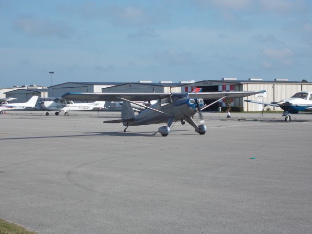 — — - Check out this Luscombe passing by me when we were leaving the airport.