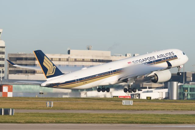 Airbus A350-900 (9V-SMK) - Singapore airlines A359 Leave for huston-29.11.19