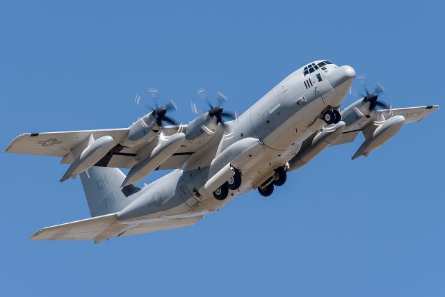 Lockheed C-130 Hercules — - KC-130J of the VMGR-234 "Rangers"  at NAS Fort Worth JRB.