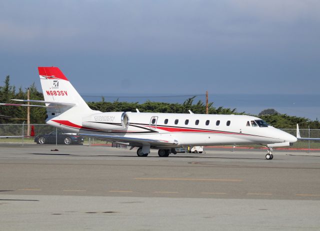 Cessna Citation Sovereign (N683SV) - KMRY - ATT Pro Am 2015 Monday departures from the Monterey Jet Center