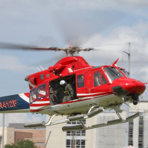 Bell 412 (N412F) - Houston Police Bell 412 during a training exercise