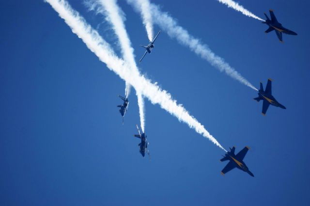 McDonnell Douglas FA-18 Hornet — - Blue Angels Marimar Air Show 2011