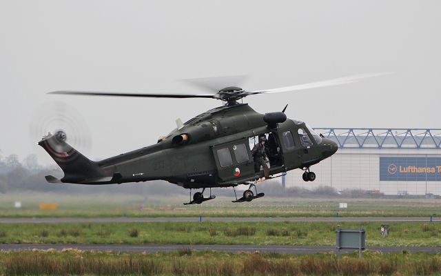 — — - "ac112" irish air corps aw-139 no.277 lifting off from shannon 11/4/18.